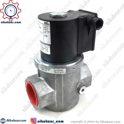 شیر برقی گاز تکضرب طرح کروم شرودر سایز "1